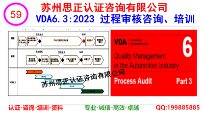VDA6.3-2023过程审核咨询培训