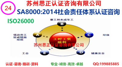 SA8000-2014社会责任体系认证咨询服务
