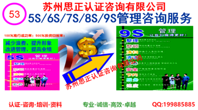 5S-9S管理咨询